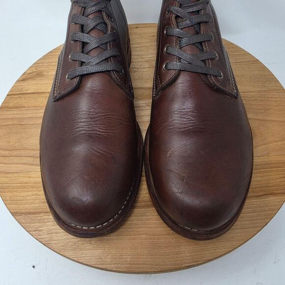 Wolverine 1000 Mile Boots Mens 11.5 Brown Horween Leather Lace Up Made USA Work main image 11
